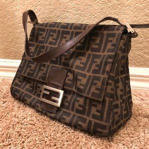 100% Authentic Fendi Zucca Mama Baguette
